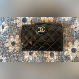 Vintage Chanel Patent Leather Wallet